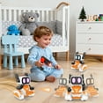 thumbnail image 7 of HopeRock Robot Toy for Kids 2-6, 2.4GHz Remote Control Robot with Infrared Tracking, Music & LED Eyes, Movable Arm , Electronic Toys Christmas Birthday Gift for Boys & Girls Ages 3-6., 7 of 7