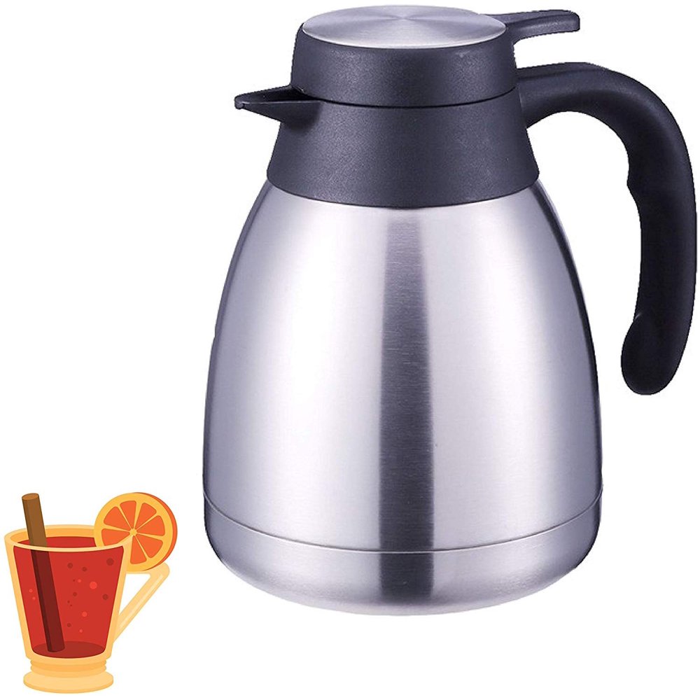 Stainless Steel Thermal Coffee Carafe Double Walled Vacuum Thermos