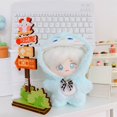 thumbnail image 3 of vnanda Cute Clothes 10cm Jumpsuit Hooded Hat Cute Cartoon Mini Bodysuit One-piece Set Soft Cloth Cotton Stuffed Idol Clothes Pretend Toy for Girls Gift, 3 of 8