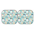 thumbnail image 5 of Lsque Colorful Dog 2 PCS Windshield Sun Shade | CarFoldable Window Covers | Car Accessories Reflect UV for Universal Cars SUV Truck | Medium, 5 of 7