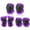 Purple, variant on M Buder Kids Knee Pads Set 6 in 1 Protective Gear Kit Knee Elbow Pads with Wrist Guards Children Safety Protection Pads for Rollerblading Cycle Skating Biking Outdoor Sports Essential - Purple Color