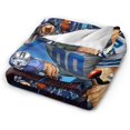 thumbnail image 2 of Football Team Fan Gifts Football Throw Blanket Soft Fleece Flannel City Classic Throw Blanket 60x50Inches Style2, 2 of 5