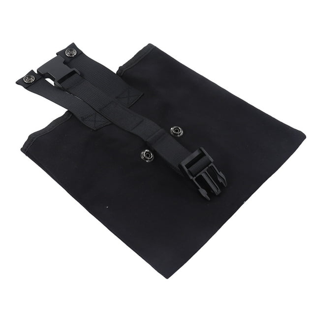 Foraging Pouch, Picking Fruit Bag Simple Appearance Collapsible For Outdoor For Camping Black