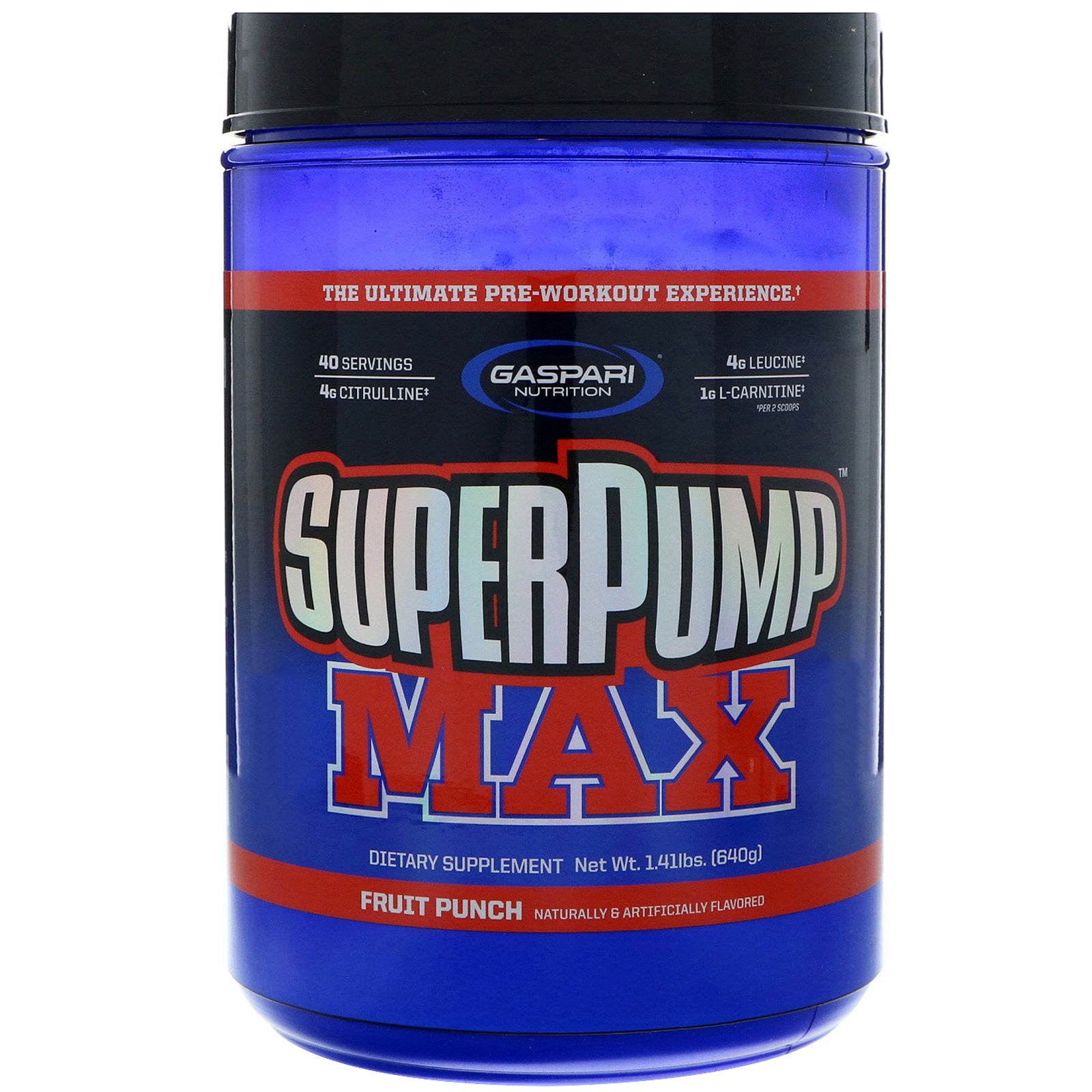 Gaspari Nutrition SuperPump Max PreWorkout Formula