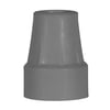 Underarm crutch tip, gray, 1pr
