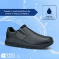 thumbnail image 3 of Shoes for Crews Cater II, Women's Slip Resistant, Water Resistant Work Shoes Sneaker, Black, 3 of 5