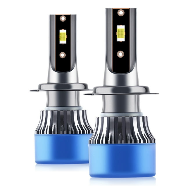 Yeacher 2Pcs IP68 Waterproof Car LED Headlight Bulbs LED Driving Lamp All-in-one Conversion Kit 50W