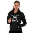 thumbnail image 3 of Got Little Dirt Boots Cute Southern Hoodie Sweatshirt Women Brisco Brands L, 3 of 4