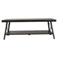 thumbnail image 2 of Wallace & Bay Chandler Table Basse de Rangement Ouverte Rustique de 48 Pouces, Brun Foncé, 2 of 6