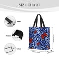thumbnail image 4 of Vsdgher Abstract Colorful Butterflies print Tote Bag for Women Shoulder Bag with Zipper Large Shoulder Bag Handle Handbag Portable Washable for Travel, Work, 4 of 8