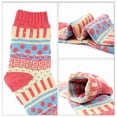 thumbnail image 2 of Coolmade 5Pack Womens Vintage Winter Soft Warm Thick Cold Knit Wool Crew Socks, Multicolor, free size, 2 of 6