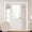 Natural, variant on 100% Linen Sidelight Curtains for Front Door W12xL68 Inch