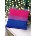 thumbnail image 2 of Simply Daisy 18 inch Bisexual Flag Outdoor Throw Pillow, 2 of 2