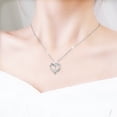 thumbnail image 3 of TAIAOJING Women's Fashion Heart Letter Necklace 26 Letters Love Clavicle Neck Chain, 3 of 4