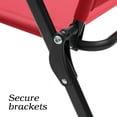 thumbnail image 5 of Metal Outdoor Folding Chairs, 4-Piece Patio Lawn Chairs with Arms, 5 of 5