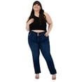 thumbnail image 3 of Pantalón Recto Britos Jeans Mujer Curvy Azul 501649, 3 of 5