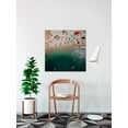 thumbnail image 6 of Packed Beach Painting Print on Wrapped Canvas, 6 of 7