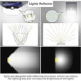 thumbnail image 5 of  Solar Lights Outdoor 120 LED with Lights Reflector and 3 Lighting Modes, Motion Sensor Wall Lights,IP65 Waterproof Solar Powered for Garden Patio Yard (2Pack), 5 of 5