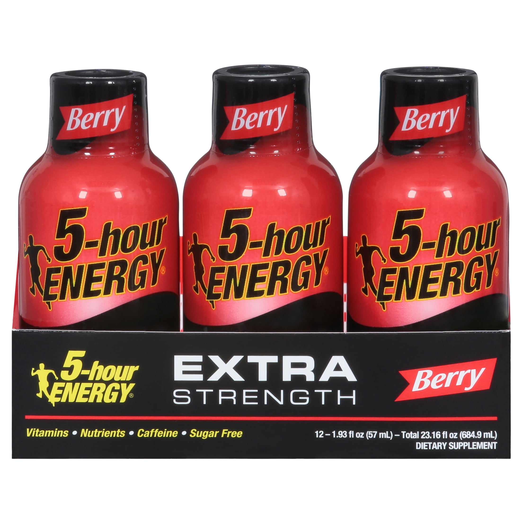 5-Hour Energy Shot, Extra Strength Berry, 1.93 oz, 12 Count