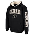 thumbnail image 2 of Youth Colosseum Black Colorado Buffaloes 2-Hit Team Pullover Hoodie, 2 of 4