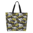 thumbnail image 1 of Fotbe White Retro Off-Road Vehicle Bolsa Tote Estética de Lona con Estampado para Mujer - Bolsa Reutilizable de Hombro Casual para Vacaciones, Compras, Trabajo y Gimnasio, 1 of 8