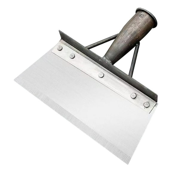 Multifunctional Cleaning Shovel,Cleaning Shovels Silver Garden Cleaning Shovel Scraper, Manganese Steel Weed Scraper Tool
