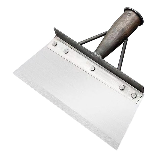 Pala de limpieza multifuncional, pala cuadrada para jardín, pala grande de metal para recoger excrementos de pollo, herramienta de jardinería exterior para paisajismo, pala para limpiar y desherbar.