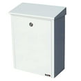 thumbnail image 2 of Qualarc ALX -200-WH Top Loading Wall or Post Mount Locking Galvanized Steel Mailbox, White, 2 of 3