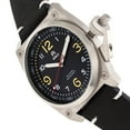 thumbnail image 3 of Shield SLDSH102-1 Pascal Leather Band Men Diver Watch, Black & Silver, 3 of 3