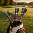 thumbnail image 5 of Yuyamidu Golf Ball Golf Head Covers, Waterproof Leather Golf Club Head Covers Funny Club Protection, Designed to Fit Driver Fairway Hybrid, 5 of 7