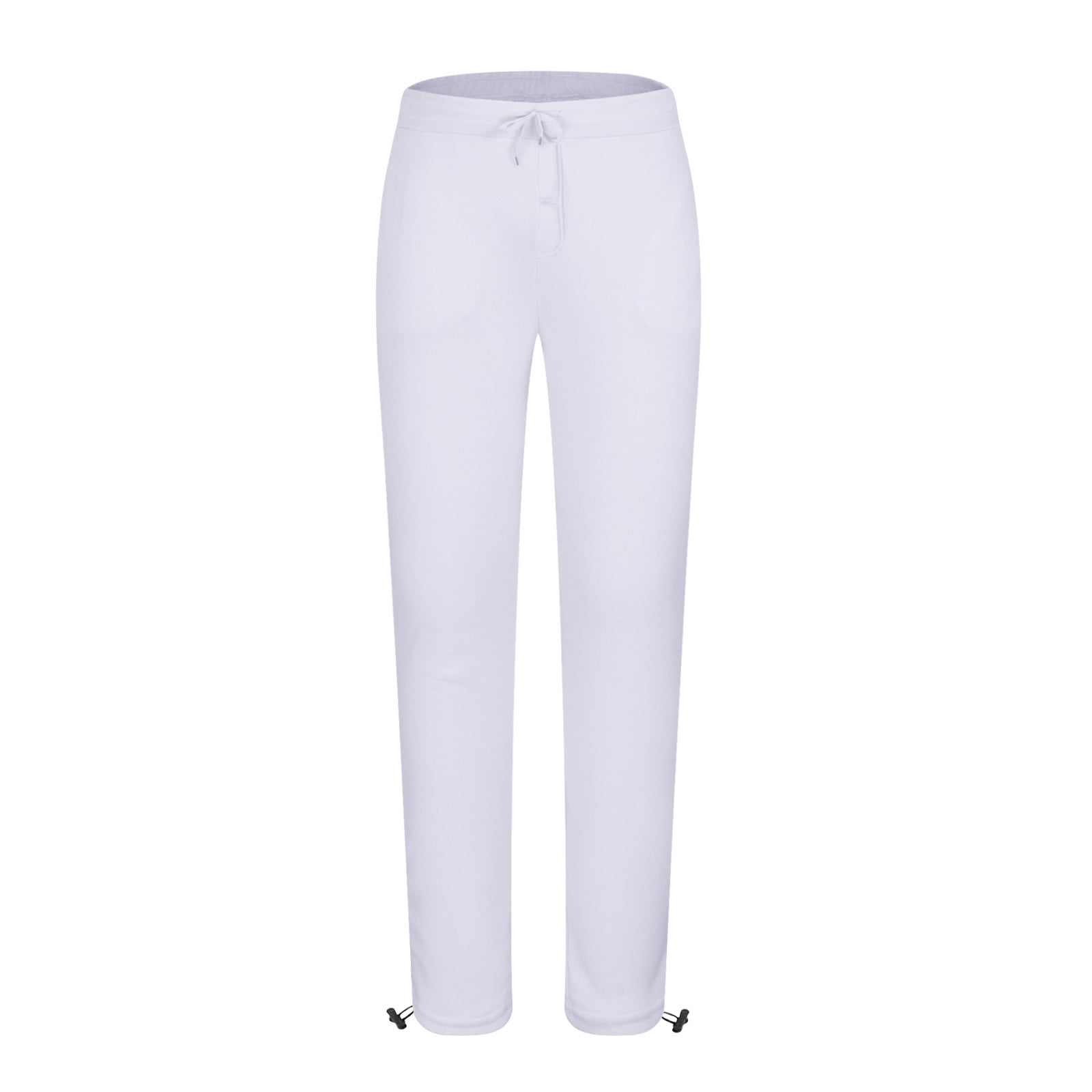 ★sale★8YARDS Ribbed Joggers | White ID Ideology Women's Relaxed Rib-Cuff Fleece Jogger