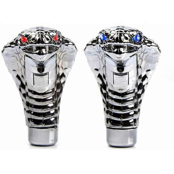 Walbest Cobra LED Gear Shift Knob ABS Universal, Red/Blue, 11cm x 2.8cm