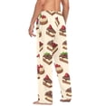 thumbnail image 3 of FORMRS Mens Pajama Pants with Pockets Sleepwear Lounge Bottoms Sizes S-2XL, Strawberry Cake, 3 of 7