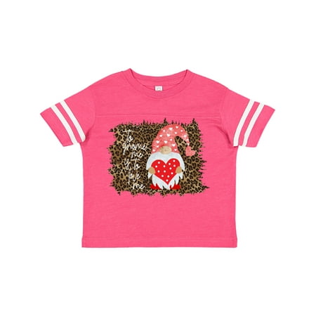 

Inktastic To Gnome me is to Love Me Cute Gnome with Leopard Print Gift Toddler Boy or Toddler Girl T-Shirt