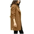 thumbnail image 1 of Womens Autumn Winter Jacket Casual Outwear Cardigan Slim Coat Overcoat, 1 of 6