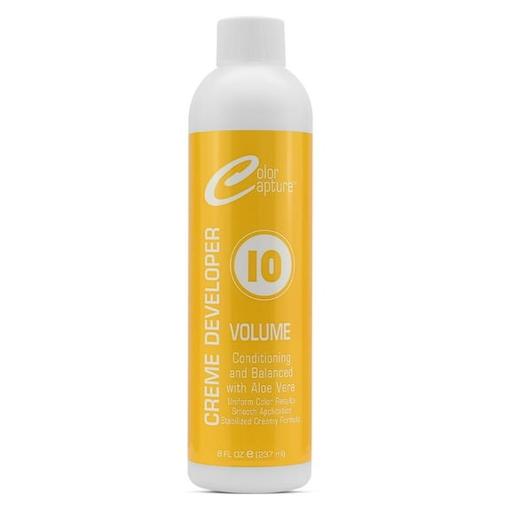 COLOR CAPTURE - Cream Developer, 10 Vol, Hair Color Enhancer - 8 Ounces