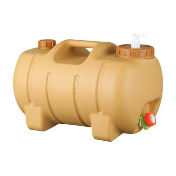Tanque de contenedor de agua en forma de lechón 20 L de acceso a la limpieza de dibujos animados con botes de espiga para picnics RV BBQ Pesca bebida