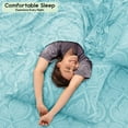 thumbnail image 5 of 6 Pcs Bed Sheets Set-Microfiber  & Solid Bedding Set-Upto 16 Inches Deep Pocket Queen Sheets-Hotel, 5 of 6