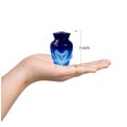 thumbnail image 3 of Owl Keepsake Memorial Urn For Ashes Adult Male And Female - White Cremation Urns For Adult Man And Women - 3 Inch Blue Mini Urns For Human Ashes For Mom And Dad, 3 of 7