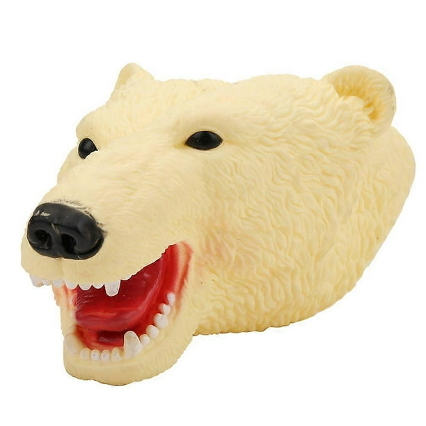 High Simulation Bear Model Hand Puppet Gloves Telling Story Doll Children Toy