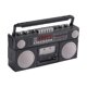 thumbnail image 2 of Grabador de gramófono realista Sunnimix Tocadiscos de casete miniatura decoración 1:12 gris Radiograma en miniatura, 2 of 6