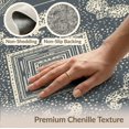 thumbnail image 6 of ODIKA 2'x3' Washable Accent Rug Pet Friendly, Bedside Mat Round Animal Print Motif Interlocking Border Modern Floor for Bedroom, Nursery, RV, 6 of 7