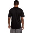 thumbnail image 5 of 5 Pack: Men's Active Dry Fit Moisture Wicking Athletic Performance Workout Stretch Crew Neck Short Sleeve Top Medium, Black, 5 of 7