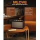 thumbnail image 2 of Altavoz Bluetooth MLOVE A200 portátil retro con Aux/USB/SD negro, 2 of 6