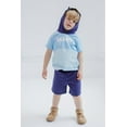 thumbnail image 4 of Bluey Little Boys Hooded Cosplay T-Shirt and French TerryShorts Outfit Set 7-8, 4 of 5