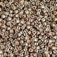 thumbnail image 2 of Miyuki Delica Seed Beads – Size 11/0 (1.6 mm), DB1834, Galv. Champagne, 7.2 g, Approx. 1440 Beads, 2 of 7