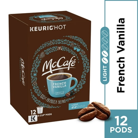 McCafe Light Roast French Vanilla Coffee K-Cup Pods, Caffeinated, 12 ct - 4.12 oz