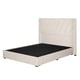 thumbnail image 2 of Cabecera Individual Aurora + Base Cama Beige Claro, 2 of 8