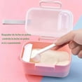 thumbnail image 4 of Contenedor de leche en polvo Caja de almacenamiento de leche en polvo PP Shell BPA Caja portátil de contenedor de leche en polvo para bebés con cordón rosa, 4 of 8