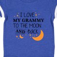 thumbnail image 3 of Inktastic I Love My Grammy to the Moon and Back Gift Baby Boy or Baby Girl Bodysuit, 3 of 4